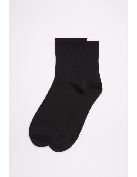 Calcetín Hombre Tacto Seda Sin Puño