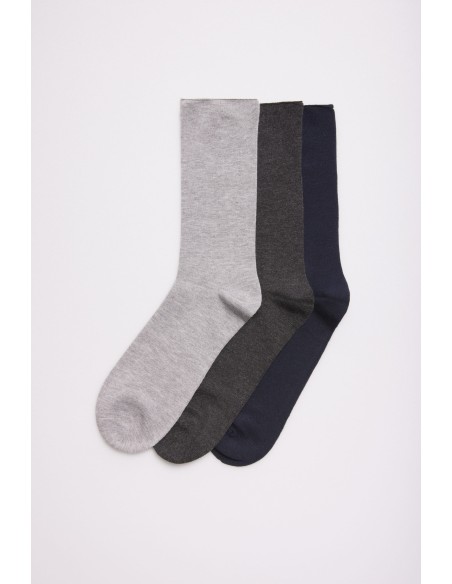 Calcetín Hombre Bambú Cálido Sin Puño