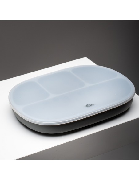 Plato Mas Tapa De Silicona