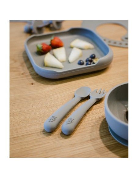 Cuchara Y Tenedor De Silicona