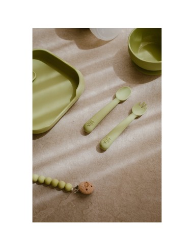 Cuchara Y Tenedor De Silicona