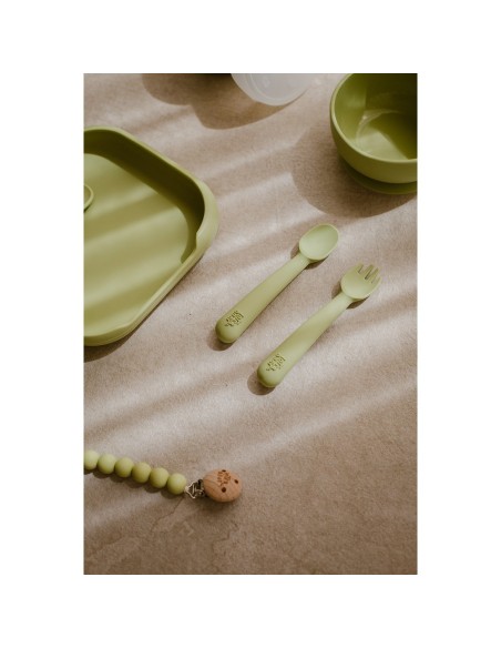 Cuchara Y Tenedor De Silicona