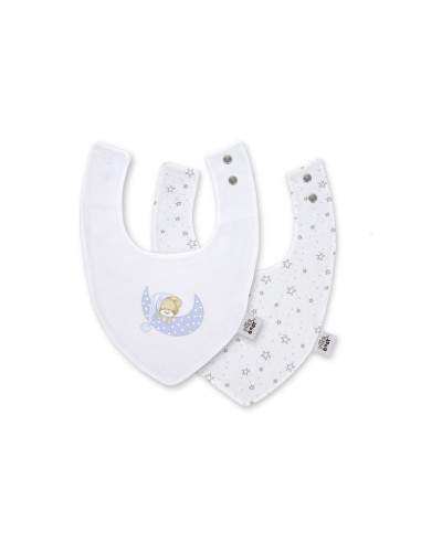 Pack 2 Baberos Bandana 20X30 Cms Sleep