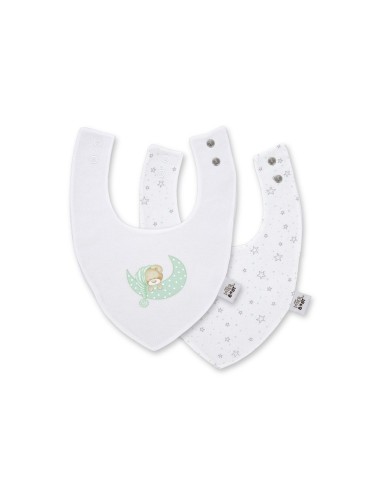 Pack 2 Baberos Bandana 20X30 Cms Sleep