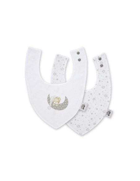 Pack 2 Baberos Bandana 20X30 Cms Sleep