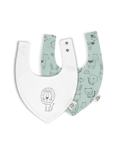 Pack 2 Baberos Bandana 20X30 Cms...