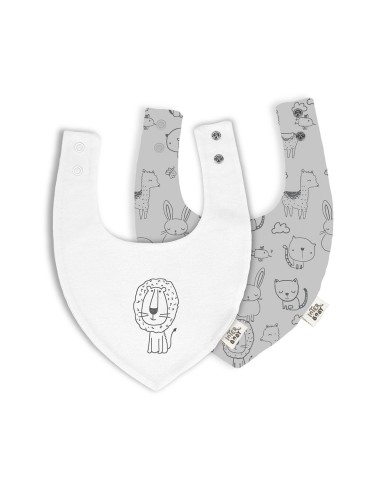 Pack 2 Baberos Bandana 20X30 Cms...