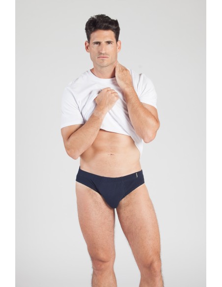 Slip Pack de 3 Básico tonos azules