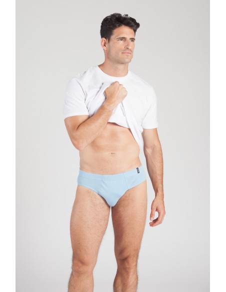 Slip Pack de 3 Básico tonos azules