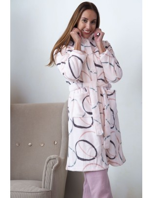 Bata Mujer Larga Estampado... 2