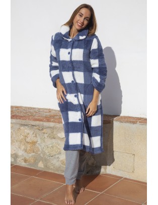 Bata Mujer Larga Sherpa...