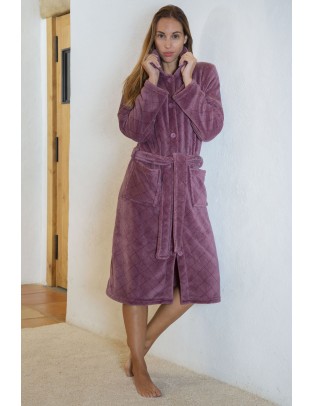 Bata Mujer Larga Botones...