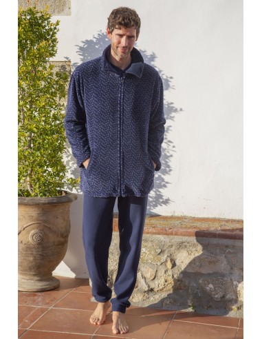 Bata Hombre Corta Cremallera Espíga