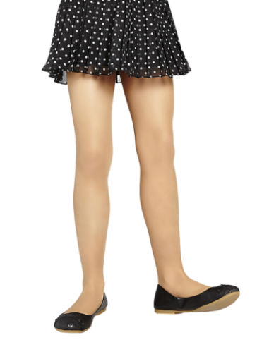 Panty de niña fino y transparente -...