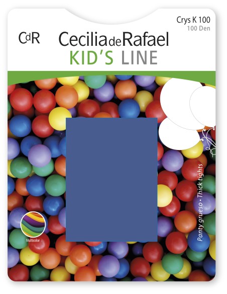 Panty de niña cálido opaco - Crys K 100